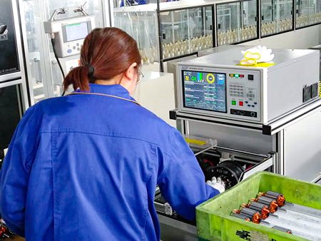 Armature tester application site