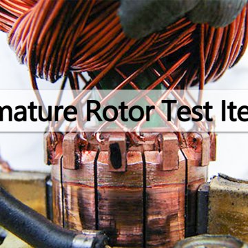 Armature Rotor Test Items - AIP